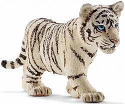 Фигурка Тигренок белый стоящий, размер 2 х 6 х 3 см. (Schleich, 14732k) - миниатюра